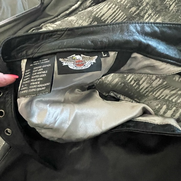 Women’s Harley Chaps beaded logo down the legs - Picture 7 of 8